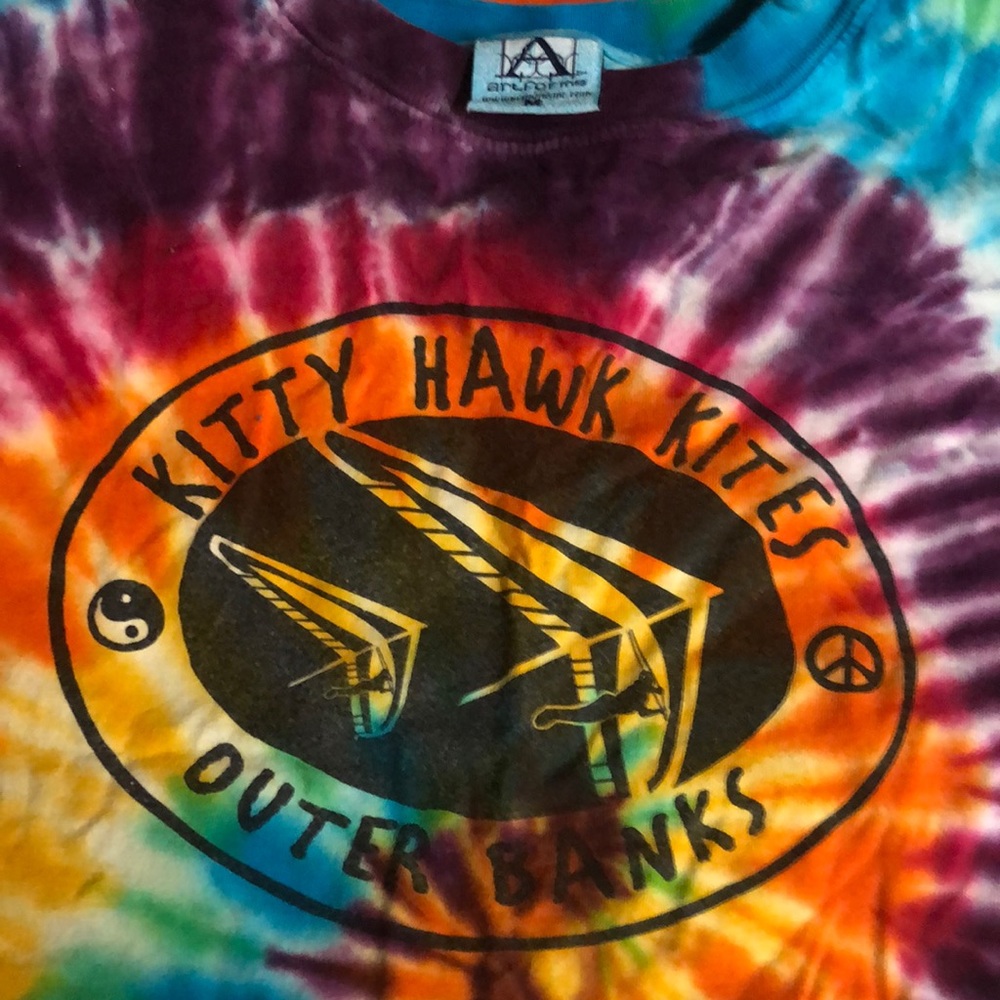 Tie dye Kitty Hawk Kites Shirt